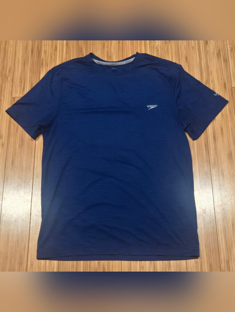 Speedo Menโs Navy Short Sleeve Crew Performance Tee